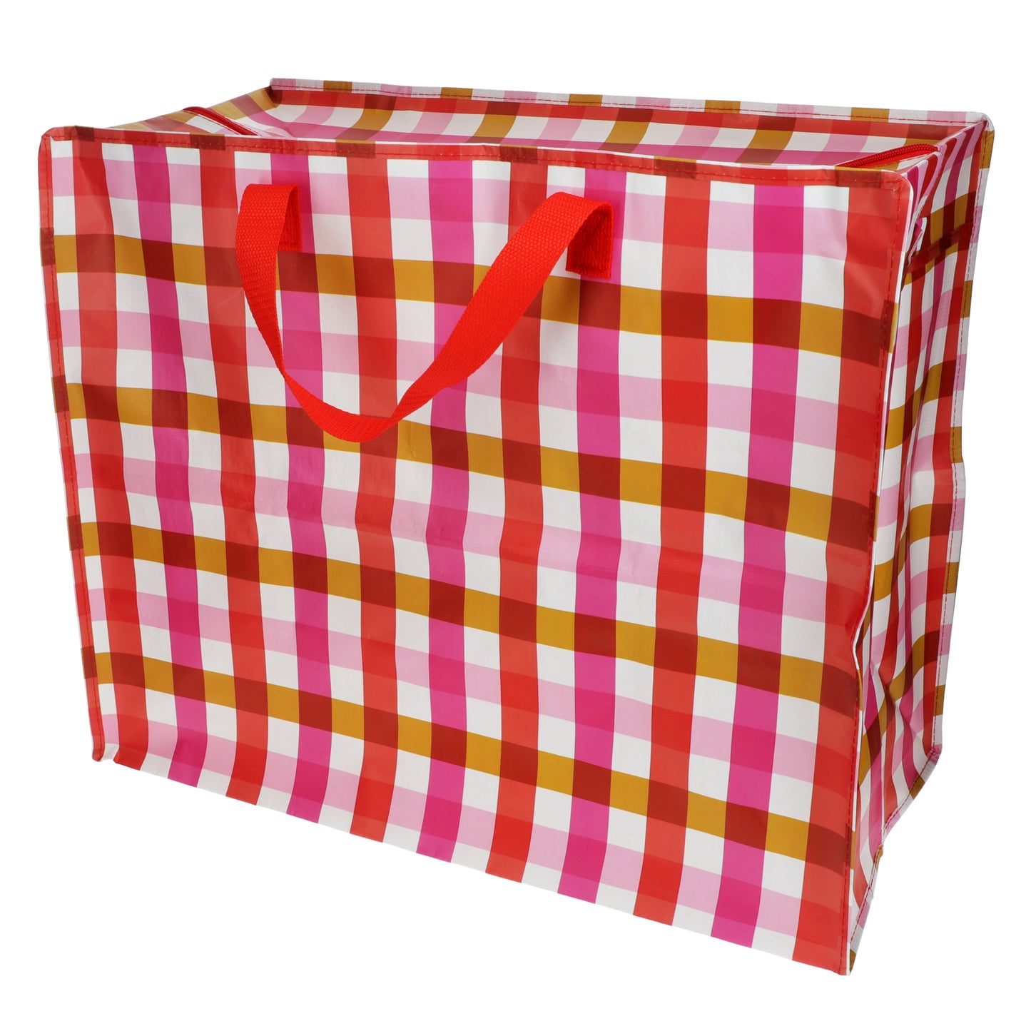 Jumbo Bolsa Almacenaje Pink Gingham