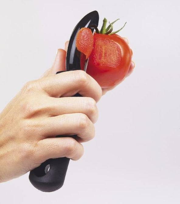Pelador para pieles finas como la del tomate
