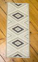 Alfombra vinílica rectangular puntos grande