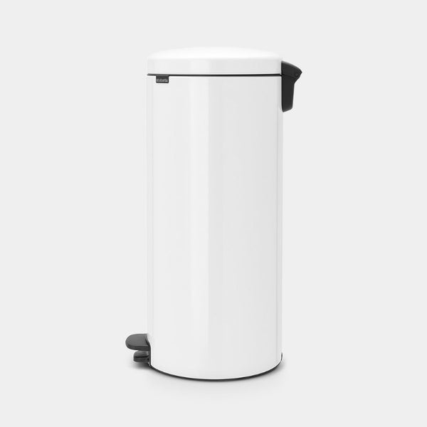 Cubo pedal cocina 30L blanco