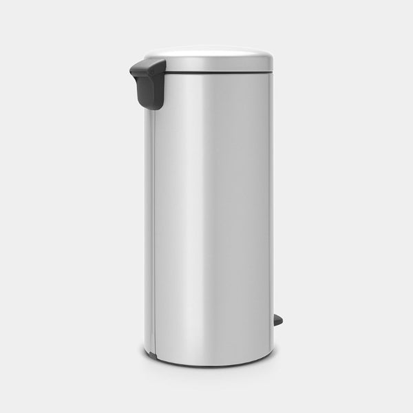 Cubo pedal cocina 30L gris metálico