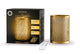 Difusor de bruma dorado con luz