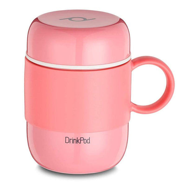 Vaso térmico con asa 0,28ml Grunwerg rosa