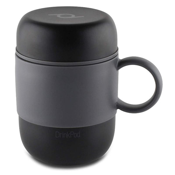 Vaso térmico con asa 0,28ml Grunwerg negro