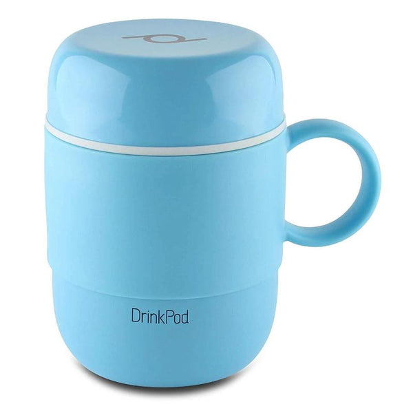 Vaso térmico con asa 0,28ml Grunwerg azul