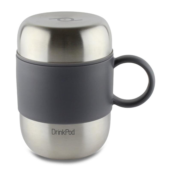Vaso térmico con asa 0,28ml Grunwerg metalizado