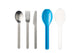 Set de cubiertos para llevar 3 piezas aqua