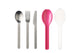 Set de cubiertos para llevar 3 piezas pink