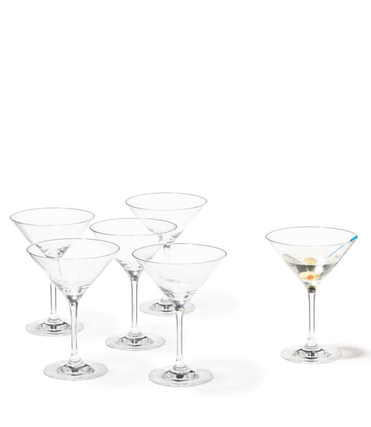 Juego de 6 copas de coctel ciao+