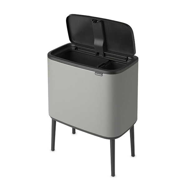 Cubo pedal Bo 11+23 litros gris Brabantia