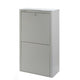 Cubek contenedor reciclaje 4 compartimentos gris