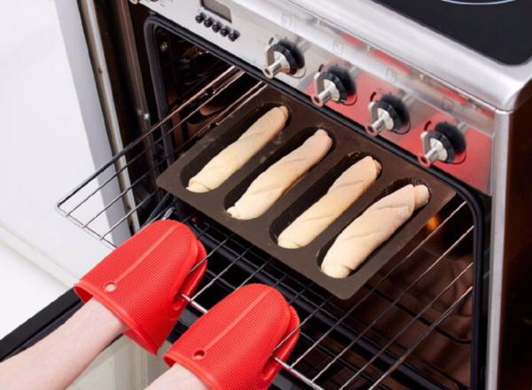 Molde 4 mini baguettes