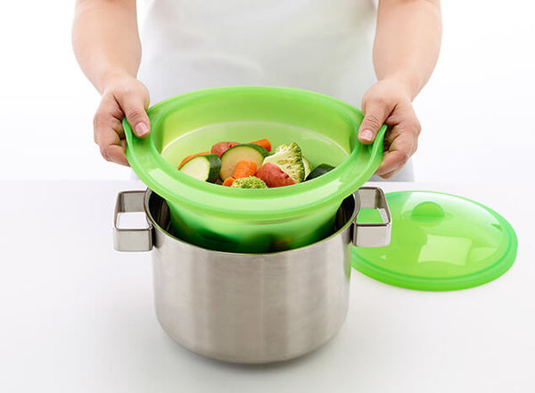 Vaporera para ollas de 20 - 23 cm