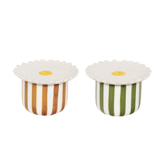 Taza + plato Mug Daisy