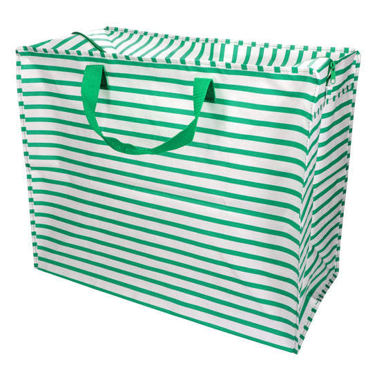Jumbo Bolsa Almacenaje Green Stripes