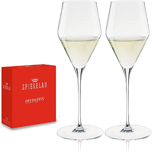Juego de 2 copas para vino blanco con pie de cristal, de 250 ml, de Spiegelau.