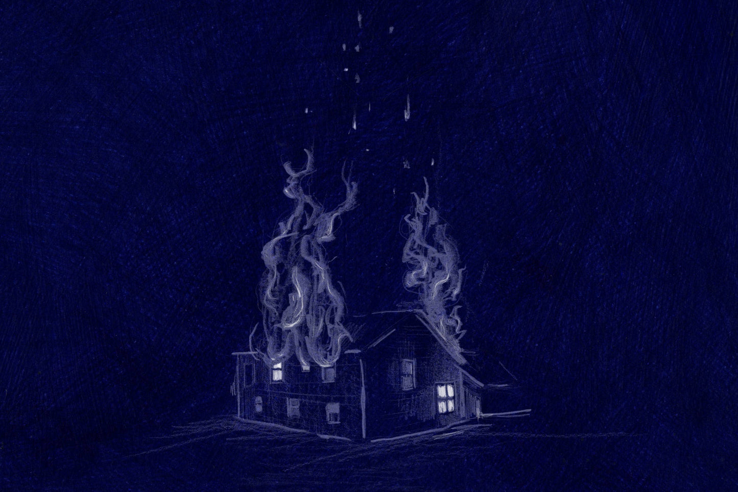 Ilustración de Belén Diz Enmarcada en Madera Blanco y Paspartú. Impresión Digital. Firmada a Mano por la autora. ARDE