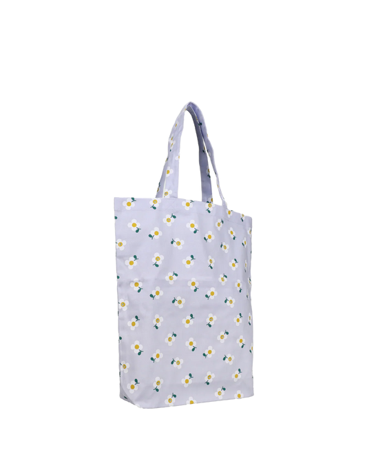 Tote Bag de Algodón Margaritas | Bolsa Reutilizable Original para Regalo