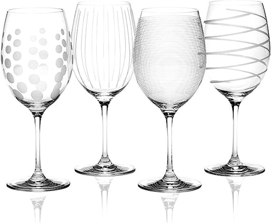 Set 4 copas vino tinto Mikasa