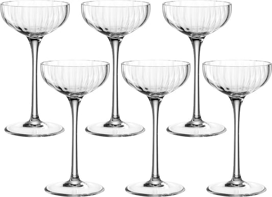 Set de 6 copas de licor Poesía, de Leonardo.