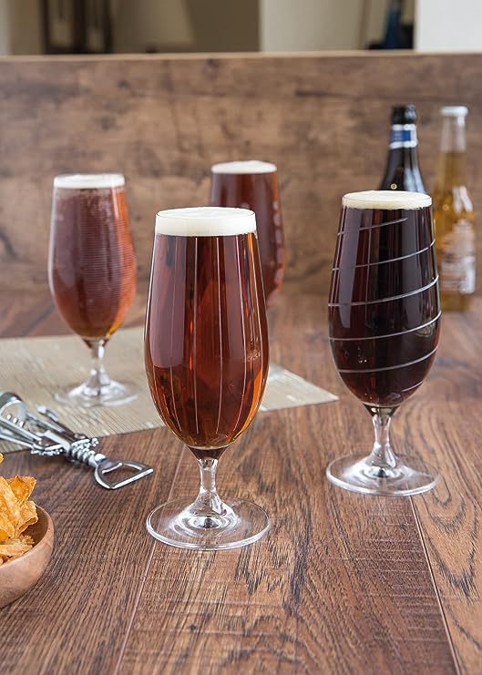 Set de 4 copas de Cerveza, de Mikasa