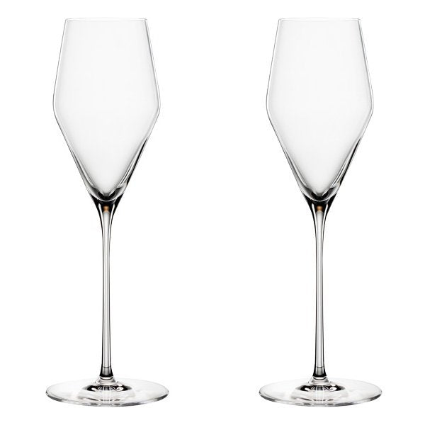 Juego de 2 copas para Champagne o Cava con pie de cristal, de 250 ml, de Spiegelau.