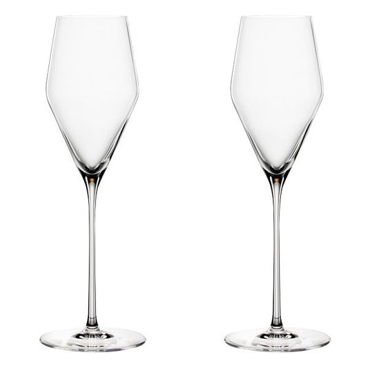 Juego de 2 copas para Champagne o Cava con pie de cristal, de 250 ml, de Spiegelau.