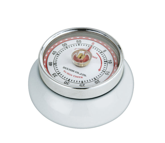 Minutero retro Zassenhaus blanco