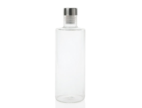 Botella de vidrio para agua redonda1l