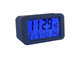 Reloj despertador digital azul