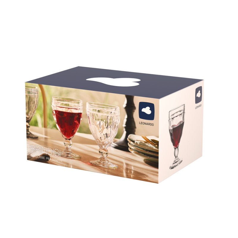 Copas de vino tinto Brindisi