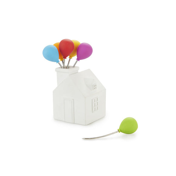 Tenedor aperitivo House Balloons x 6
