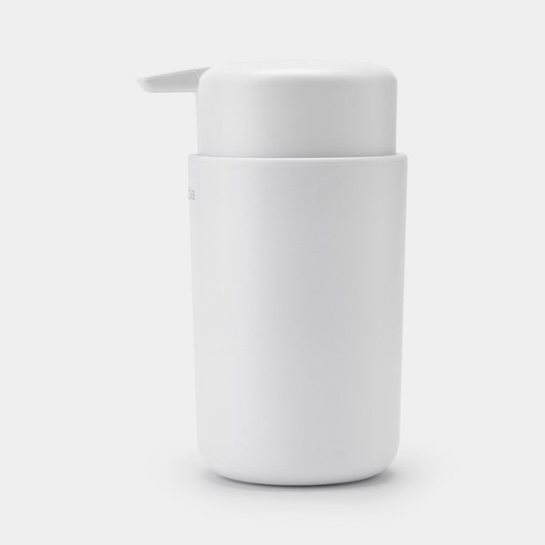 Dispensador de jabón renew blanco lateral