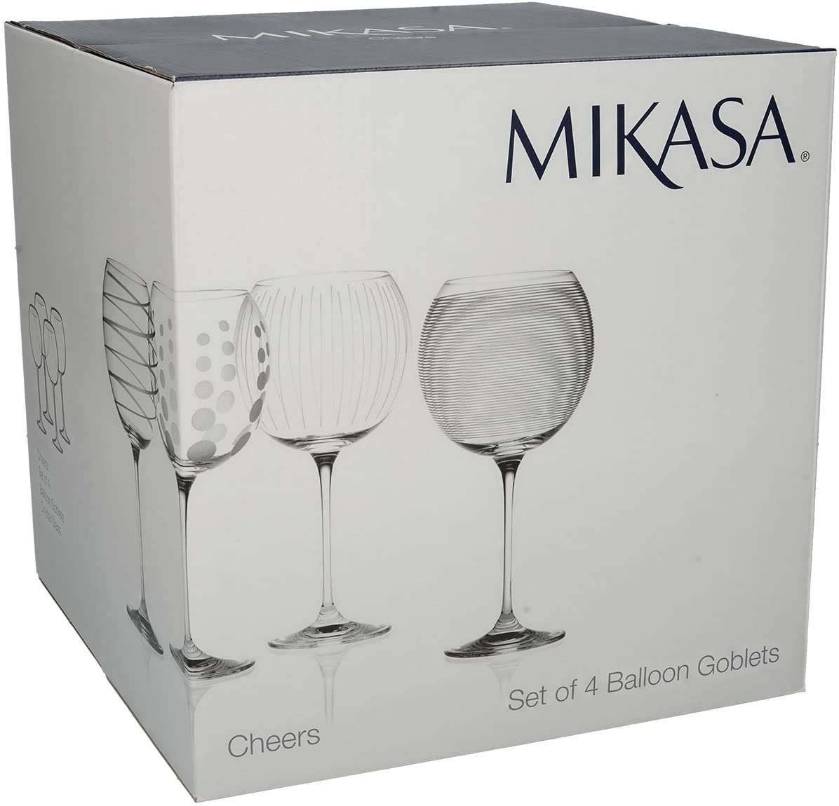 Set 4 copas diseño balloon Mikasa